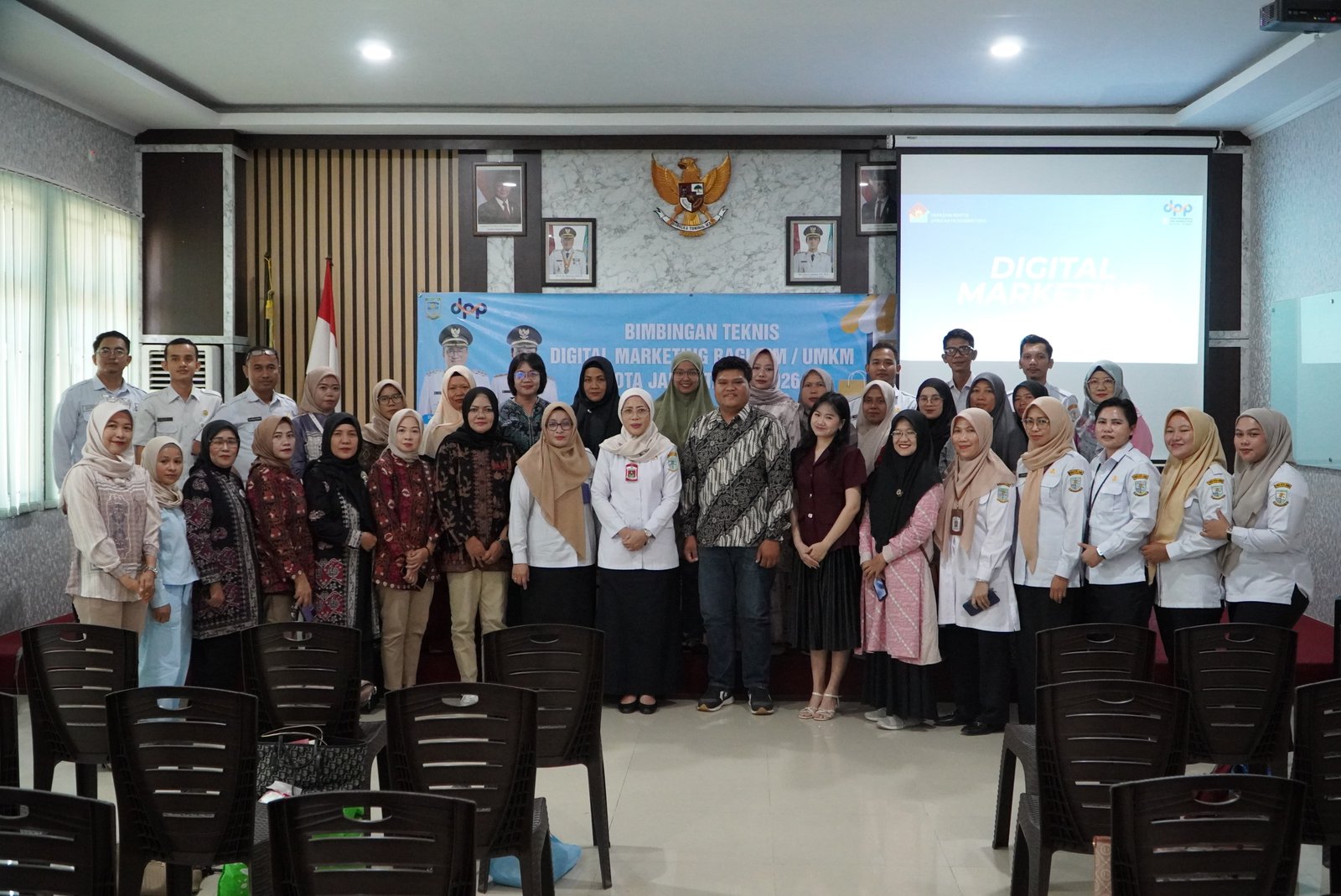 Kawal IKM/UKM Sampai Mahir, Yayasan Rintis Upakarya Nusantara dan DPP Kota Jambi Sukses Gelar Bimtek Digital Marketing